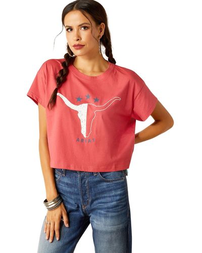 Ariat Lone Star T-shirt - Red