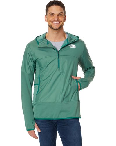 The North Face Winter Warm Pro 1/4 Zip Hoodie - Green