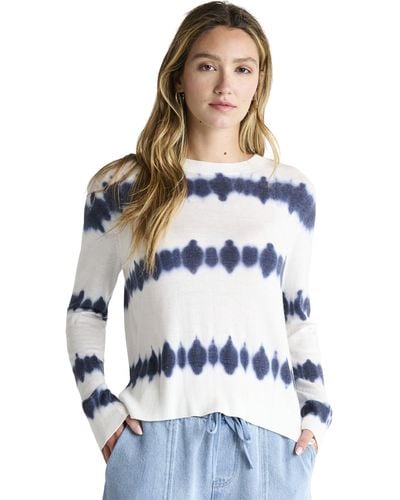 Splendid Madelyn Shibori Sweater - Blue