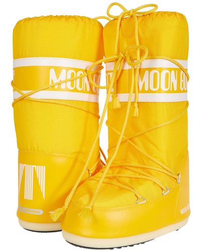 Moon Boot (r) Nylon (yellow) Cold Weather Boots