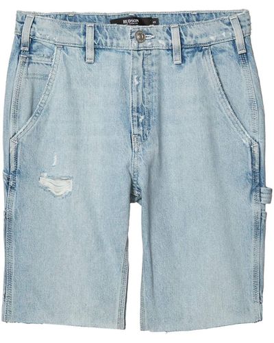 Hudson Jeans Carpenter Shorts In Night Fever - Natural