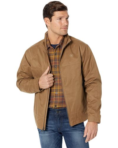 Ariat Grizzly Canvas Lightweight Jacket - Brown