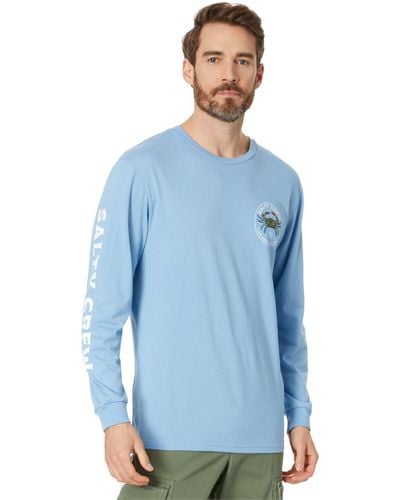 Salty Crew Blue Crabber Premium Long Sleeve Tee