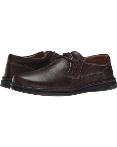 Birkenstock Memphis (black Leather) Men's Lace Up Casual Shoes - Brown
