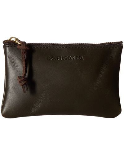 Filson Small Leather Pouch - Black