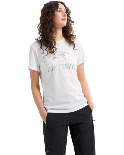 Arc'teryx Arc'word Cotton Short Sleeve T-shirt - White