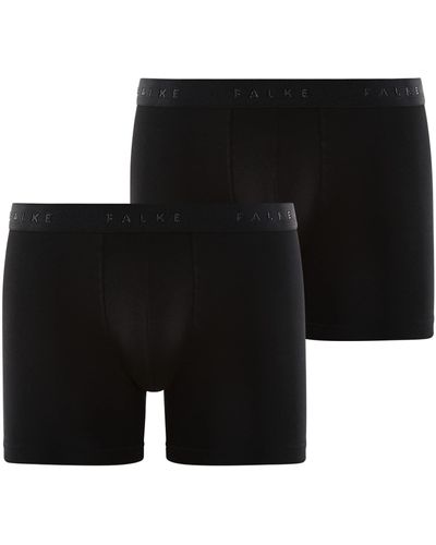 FALKE Daily Comfort Boxer Shorts 2-pack - Black