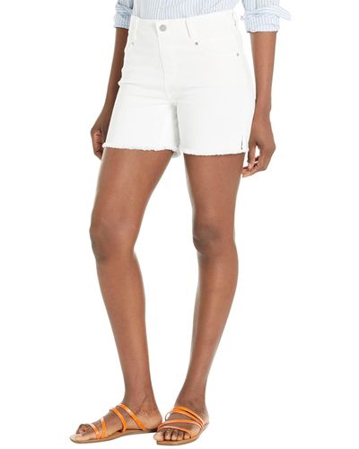 Liverpool Los Angeles Gia Fray Pull On Short - White
