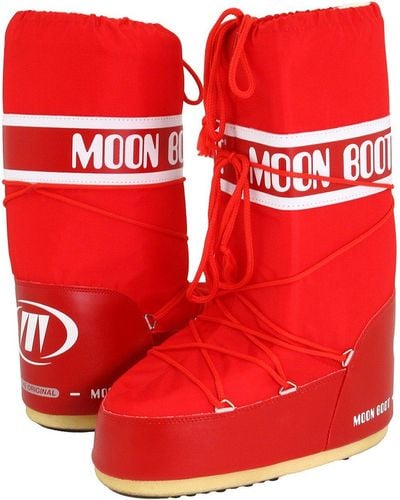 Moon Boot (r) Nylon (red) Cold Weather Boots