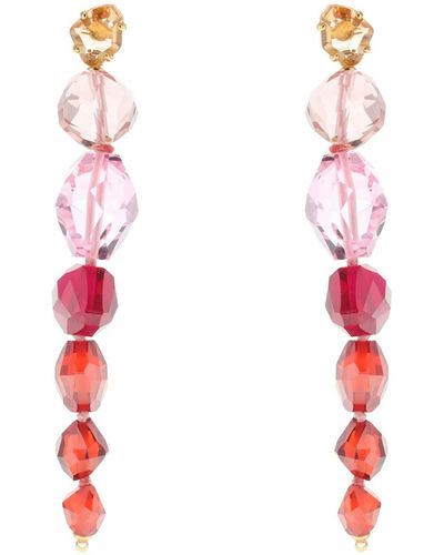 Kate Spade Treasure Trove Linear Earrings - Pink