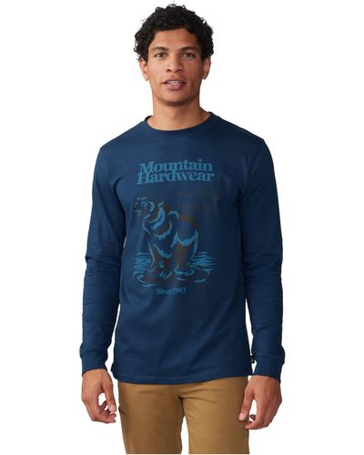 Mountain Hardwear River Bear Long Sleeve - Blue