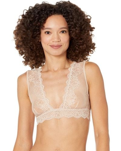 Only Hearts So Fine Lace Tank Bralette - Brown