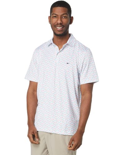 vineyard vines white polo shirt