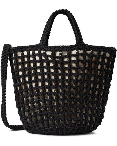Madewell Crochet Rope Tote - Black