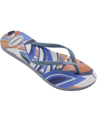 Havaianas Slim High Trend Sandals - Blue