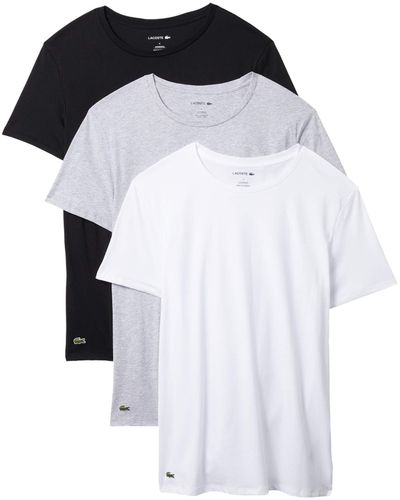 Lacoste 3-pack Crew Neck Regular Fit Essential T-shirt - Multicolor