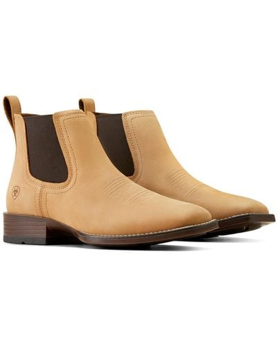 Ariat Booker Ultra Western Boots - Brown