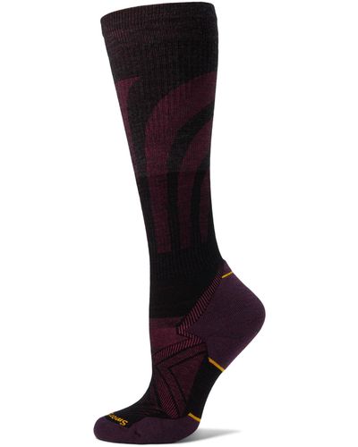 Smartwool Run Targeted Cushion Compression Over-the-calf - Black