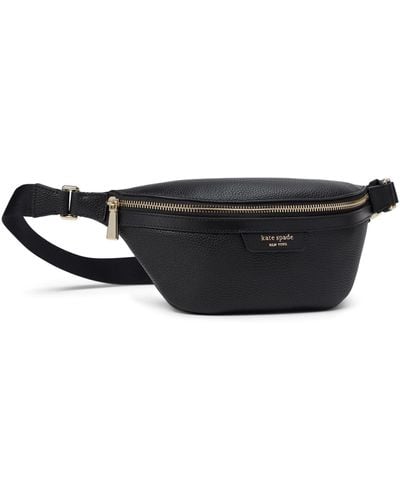 Kate Spade Hudson Pebbled Leather Belt Bag - Black