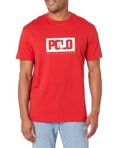 Polo Ralph Lauren Classic Fit Logo Jersey T-shirt - Red