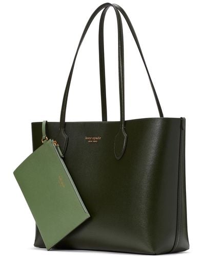 Kate Spade Bleecker Saffiano Leather Large Tote - Green