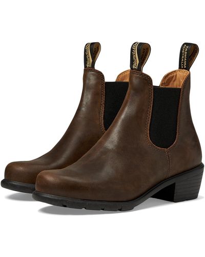 Blundstone Bl1673 Heeled Chelsea Boot - Brown