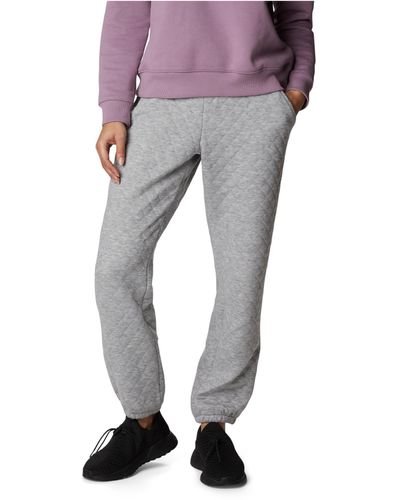 Columbia Lodge Quilted Sweatpants - Purple