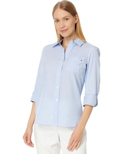 Tommy Hilfiger Button-down Shirts For - Blue
