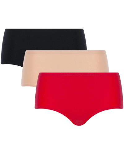 Chantelle Soft Stretch 3-pack Hipster - Red