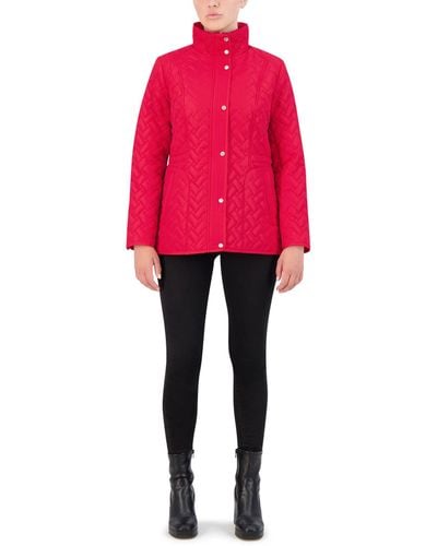 Cole Haan Signature Quilted Classic Jacket - Red