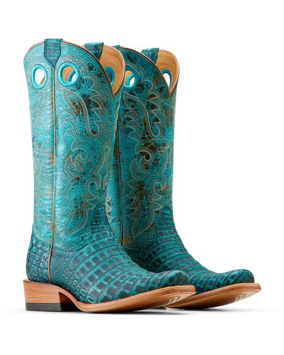 Ariat Futurity Boon Western Boots - Green