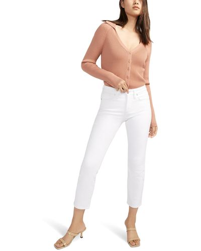 Silver Jeans Co. Isbister Ankle Straight L74403gdc643 - White