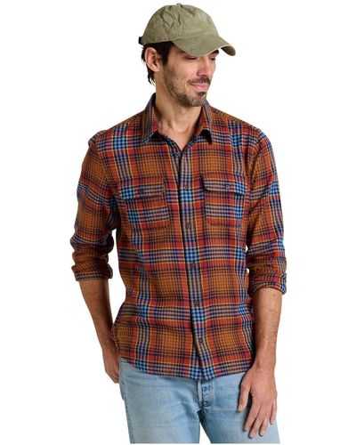 Toad&Co Creekwater Long Sleeve Shirt - Red