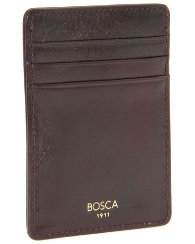 Bosca Old Leather Collection - Deluxe Front Pocket Wallet - Brown