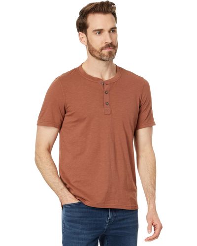 Toad&Co Primo Short Sleeve Henley - Brown