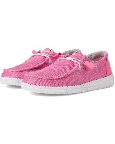 hey dude shoes womens pink