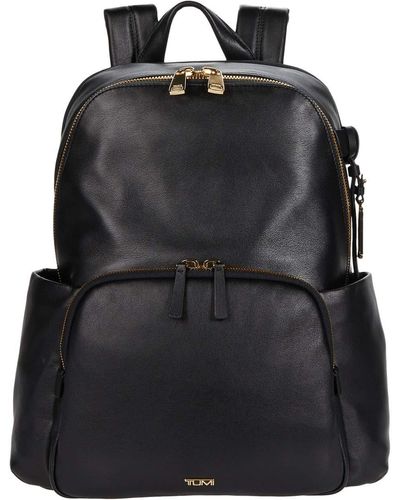 Tumi Voyageur Ruby Leather Backpack - Black