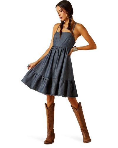 Ariat Calico Dress - Blue