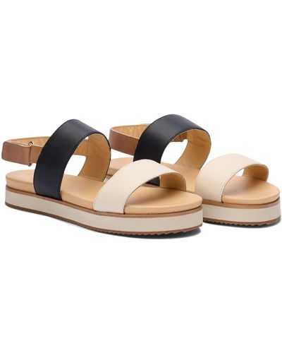 Nisolo Go-to Flatform Sandal in Black | Lyst