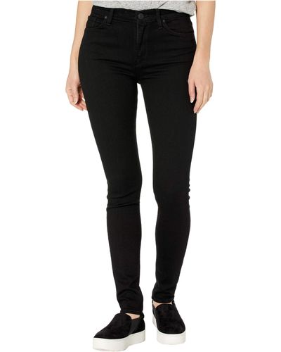 Hudson Jeans Barbara High-waist Super Skinny In Black