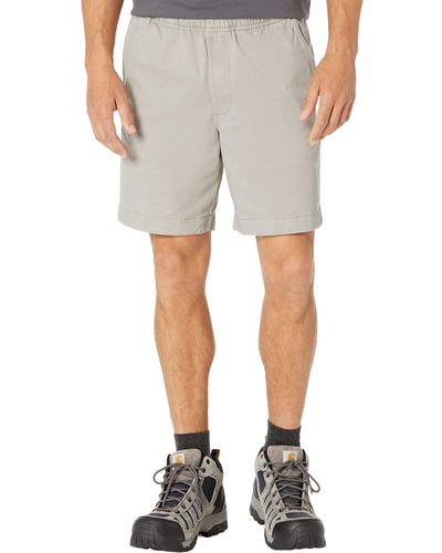 L.L. Bean Lakewashed Stretch Pull-on Khaki Shorts - Gray