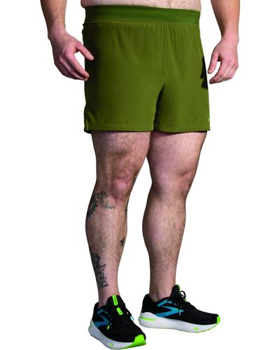 Brooks Sherpa 5 Shorts - Green