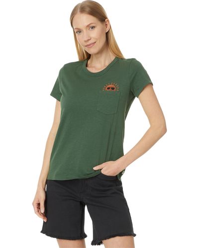 Toad&Co Primo Short Sleeve Embroidered - Green