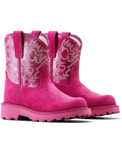 Ariat Fatbaby Western Boots - Pink