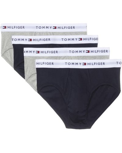 Tommy Hilfiger Cotton Classic 4-pack Brief - Blue