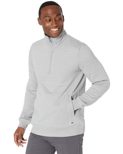 The North Face Longs Peak Quilted 1/4 Zip - Gray