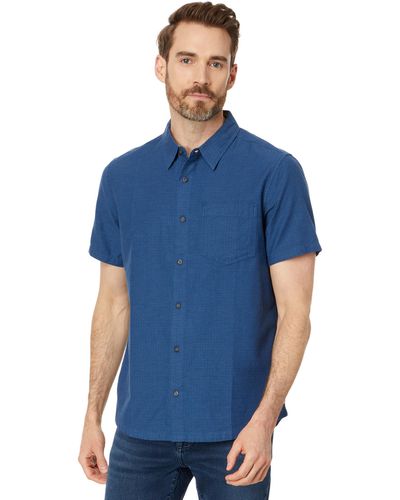 Toad&Co Harris Short Sleeve Shirt - Blue