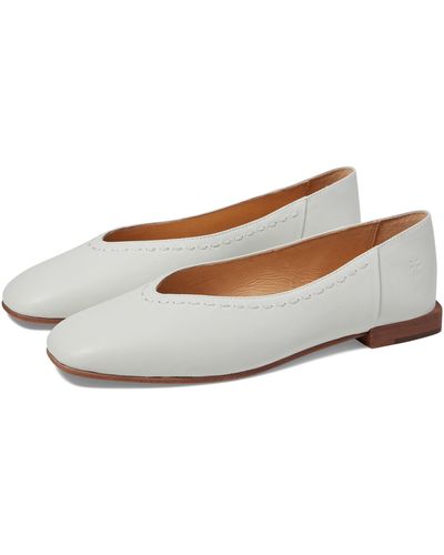 White Frye Flats and flat shoes for Women | Lyst