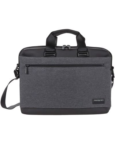 Hedgren 15.6 Byte Rfid Laptop Briefcase - Gray