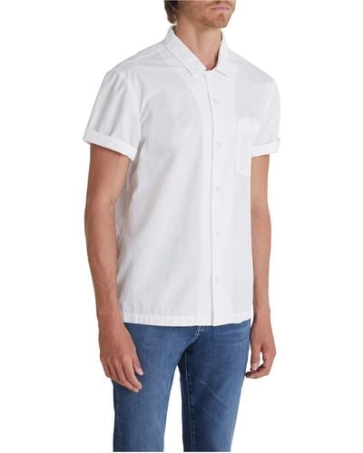 AG Jeans Foster Short Sleeve Shirt - White